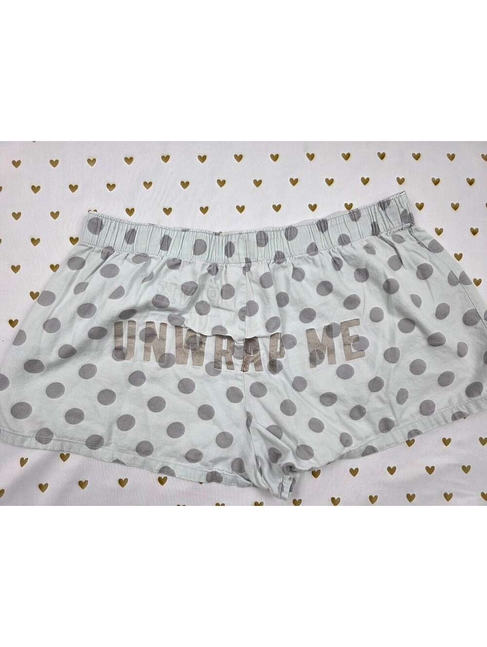 Victorias Secret PINK VINTAGE UNWRAP ME Sleep Shorts Boxers Pajama Bottoms SM